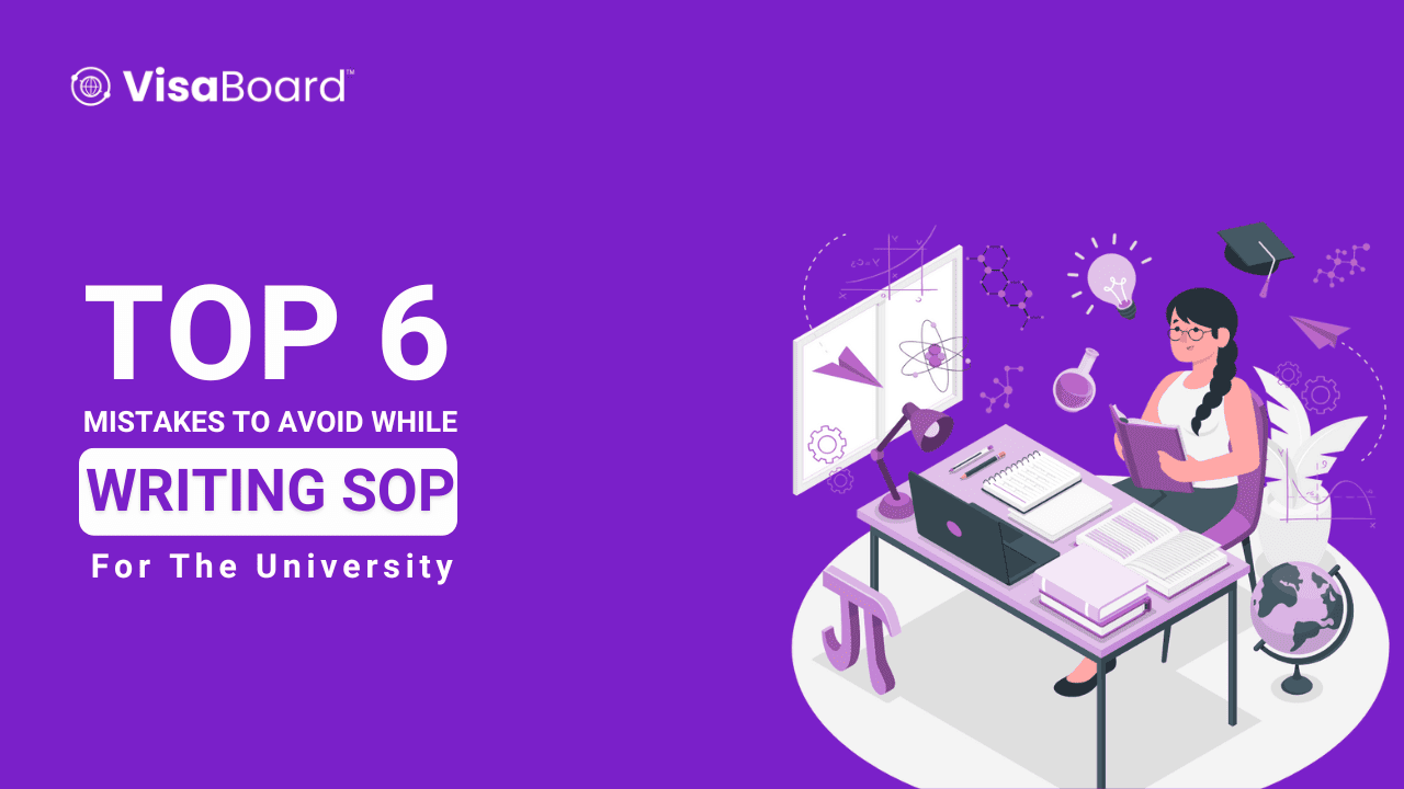 Top 6 Mistakes to avoid while writing SOP for the University